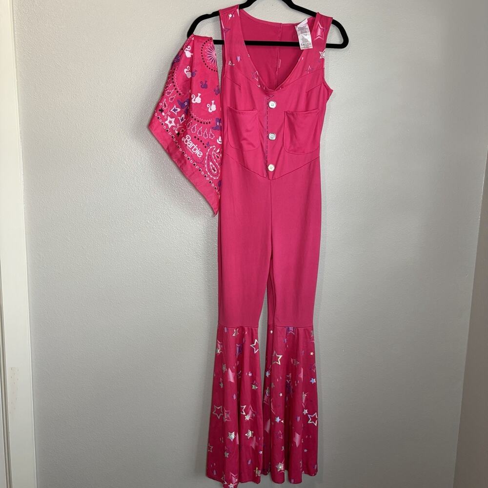 Barbie The Movie Halloween Costume Adult Size XS Western Barbie Outfit Jumpsuit